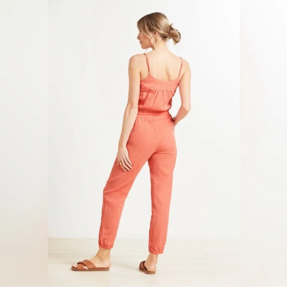 Evereve Gemma Gauze Jogger Jumpsuit - Picture 3 of 12